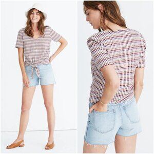 Madewell Novel Tie-Front Top